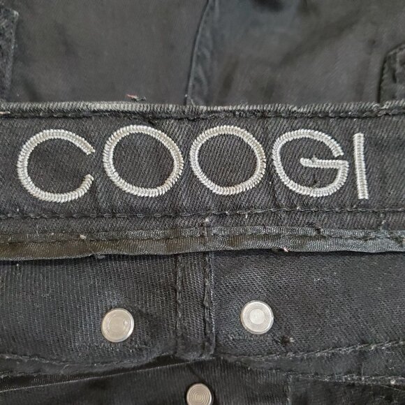 Coogi Jeans Mens Black Embroidered Logo Pocket Size 13/14 X 33 RN#121510 - Picture 5 of 14